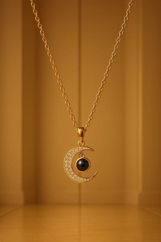 ✨ Collar de Luna "Te Amo" en 100 Idiomas ✨